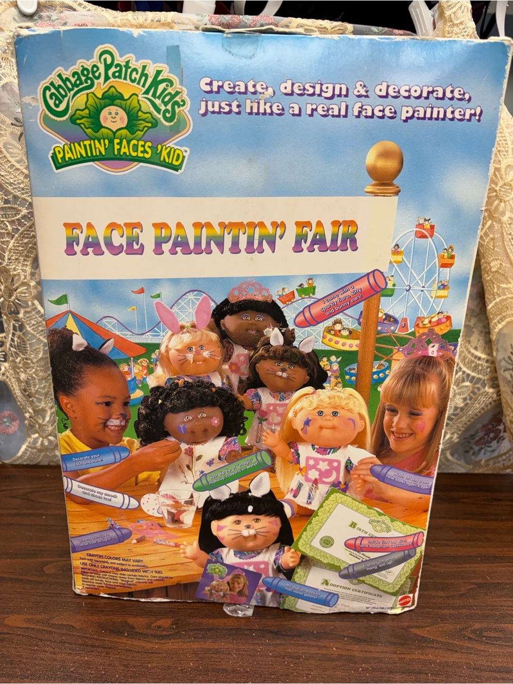 Vintage 1996 Paintin’ Faces Cabbage Patch Kid - Picture 6 of 6